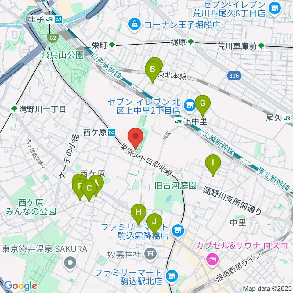 地震の科学館周辺のホテル一覧地図
