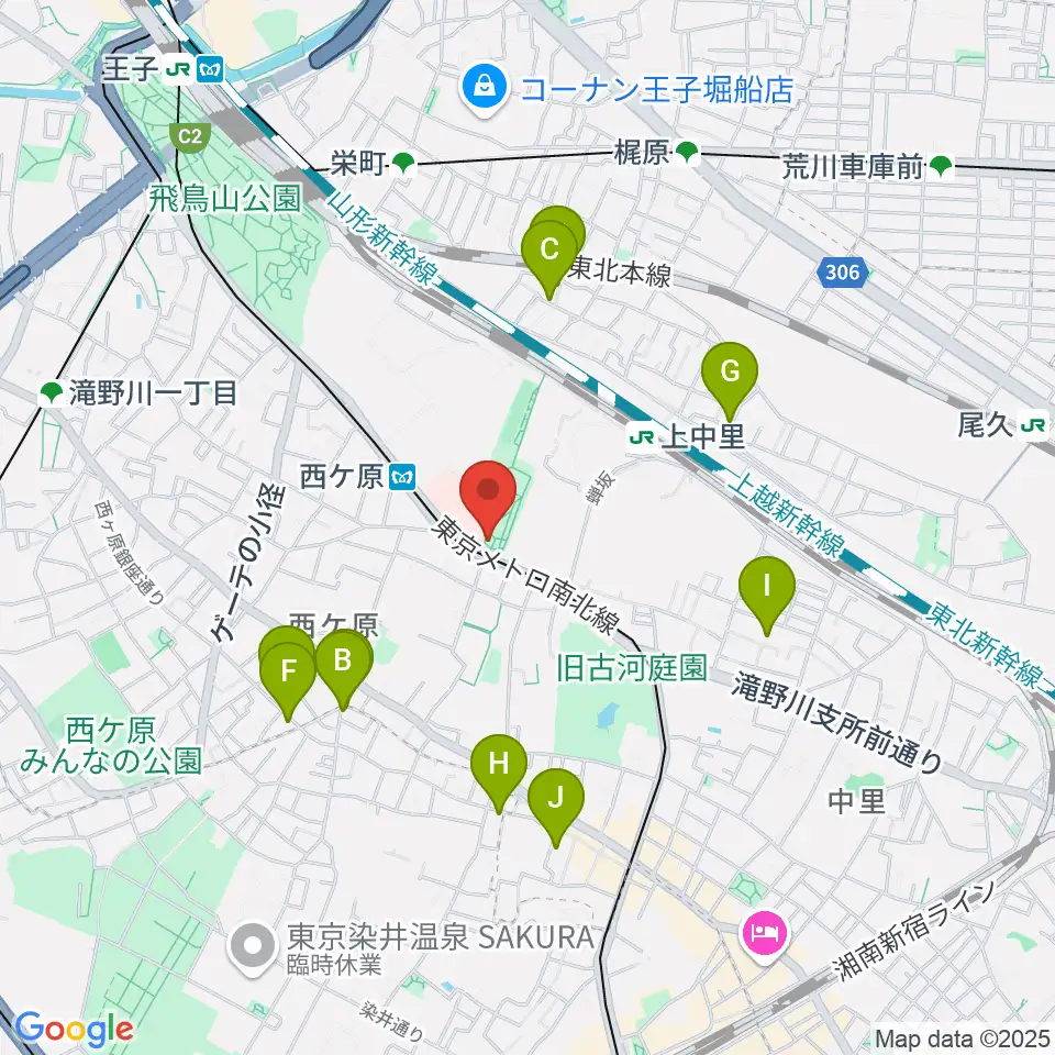 地震の科学館周辺のホテル一覧地図