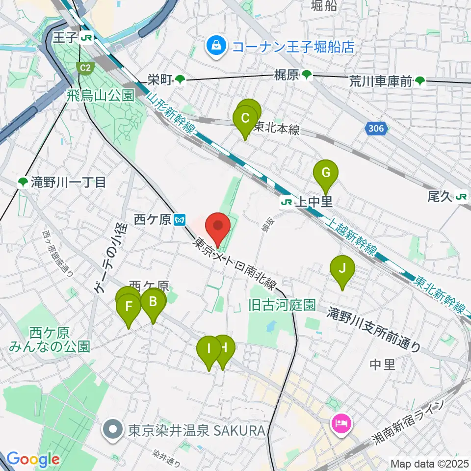 地震の科学館周辺のホテル一覧地図