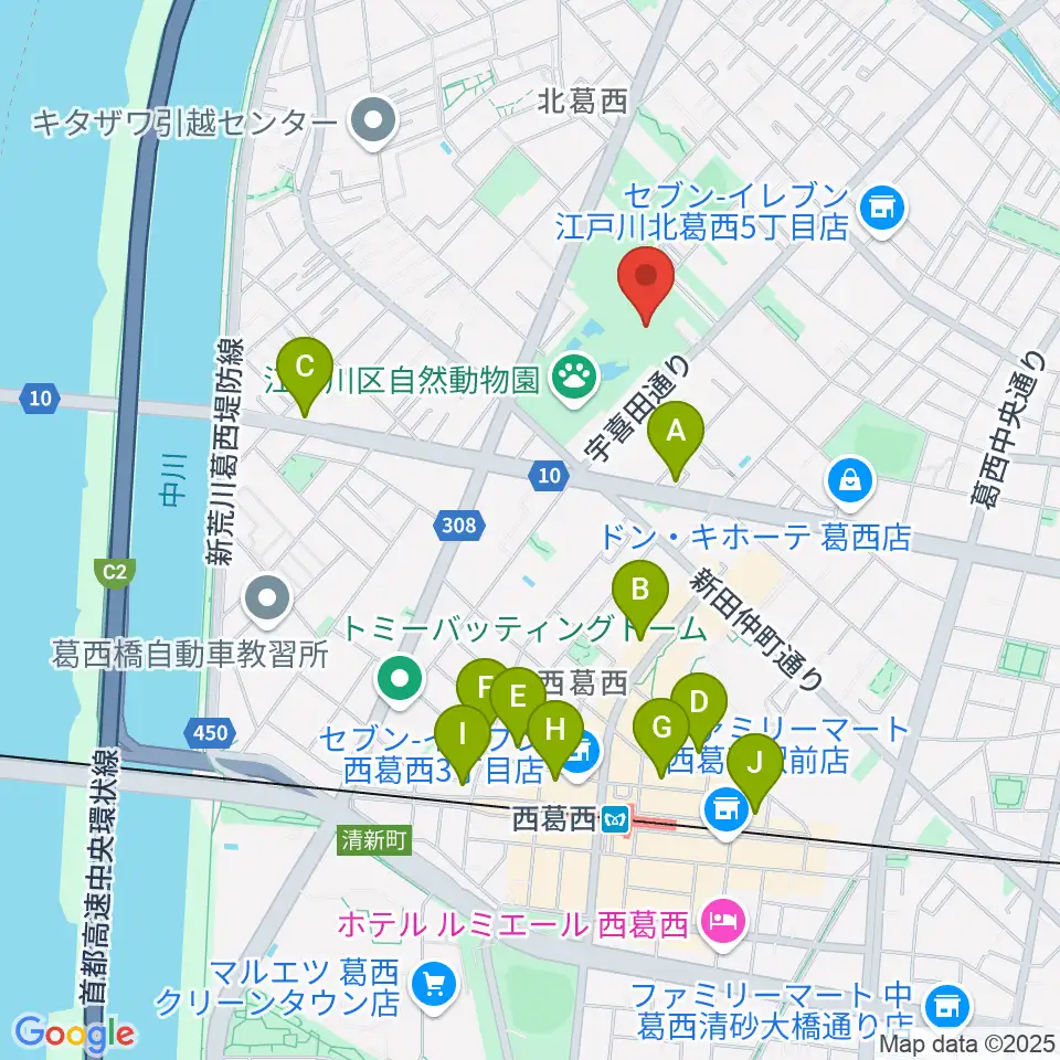 宇喜田公園スポーツ広場周辺のホテル一覧地図