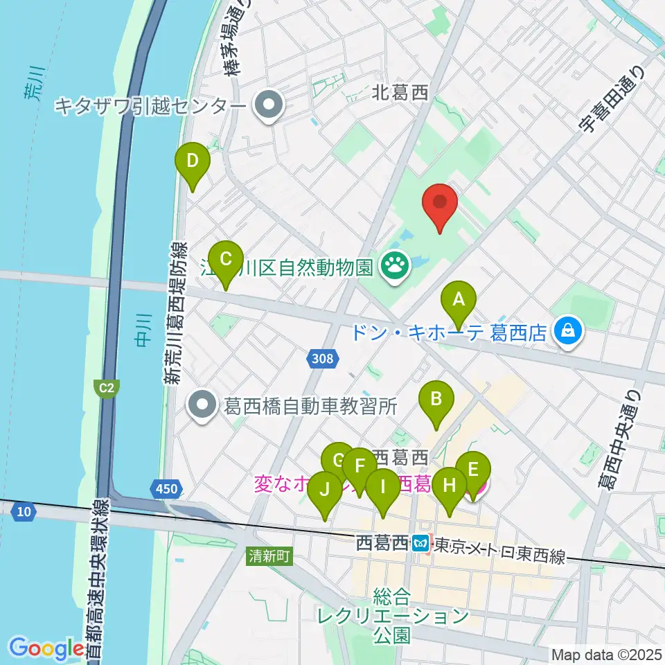 宇喜田公園スポーツ広場周辺のホテル一覧地図