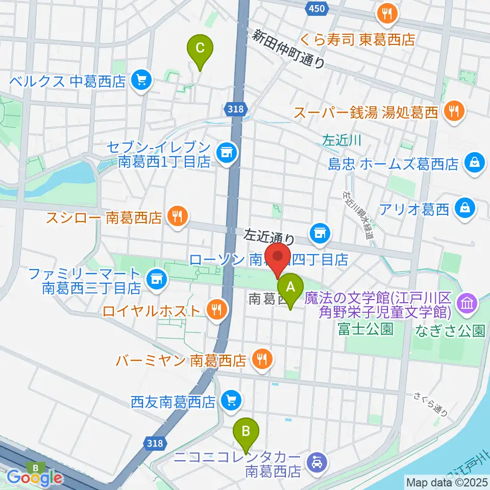フラワーガーデンステージ周辺のホテル一覧地図