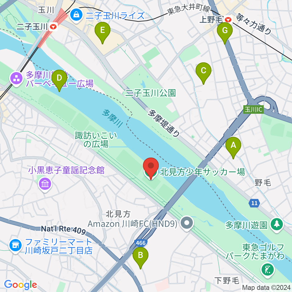 北見方少年サッカー場周辺のホテル一覧地図