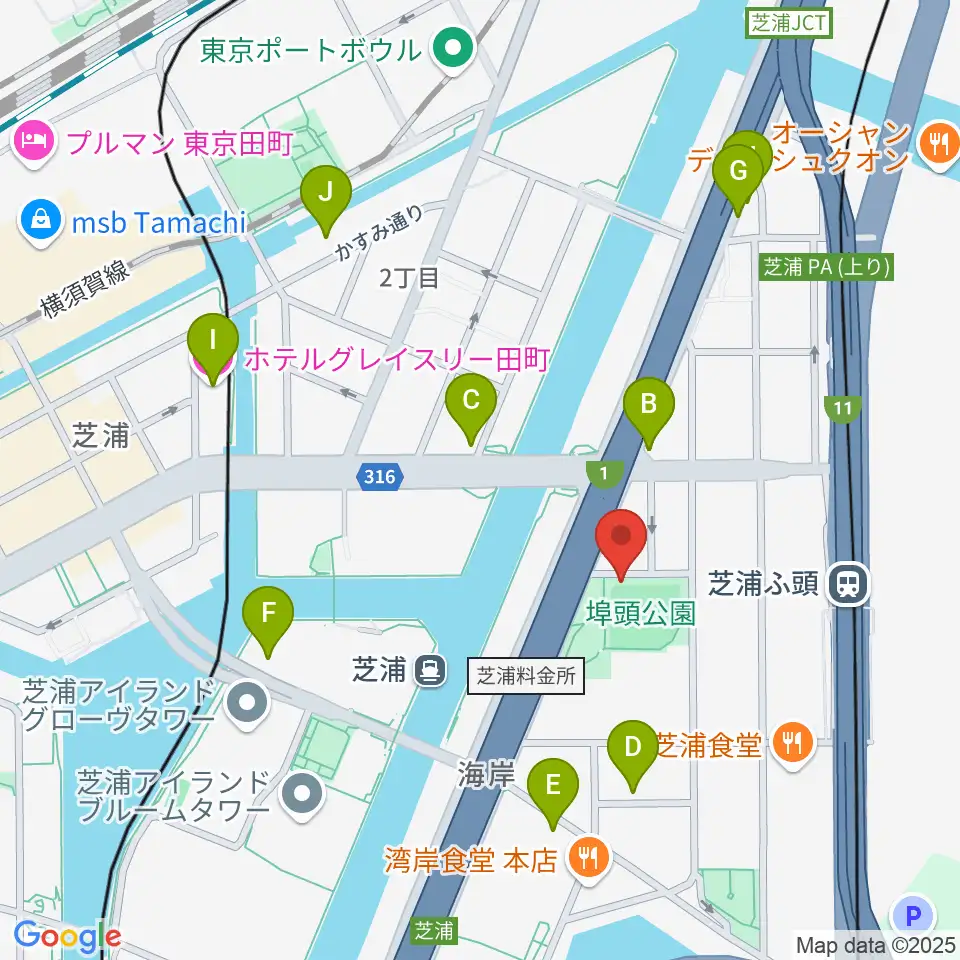 埠頭少年野球場周辺のホテル一覧地図