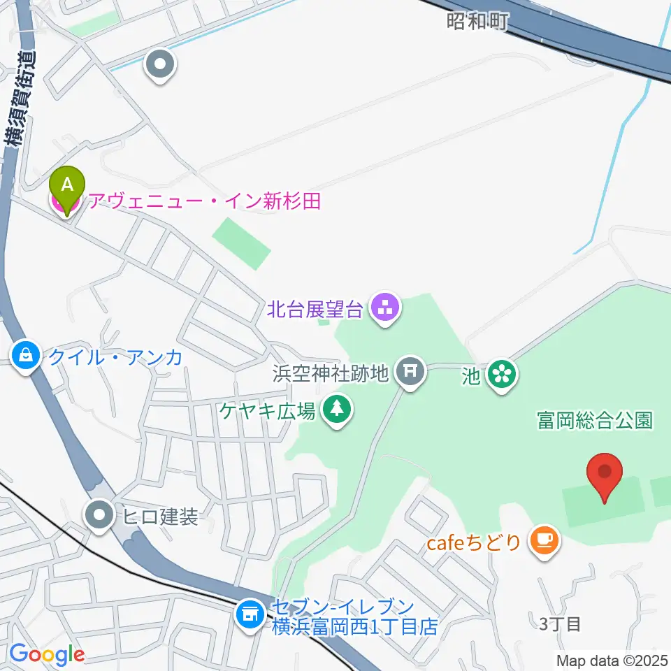 富岡総合公園多目的広場周辺のホテル一覧地図