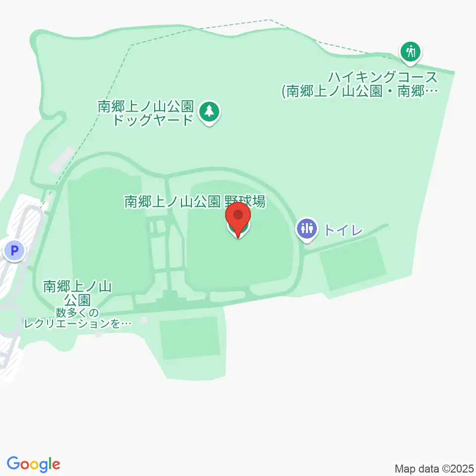 南郷上ノ山公園野球場周辺のホテル一覧地図