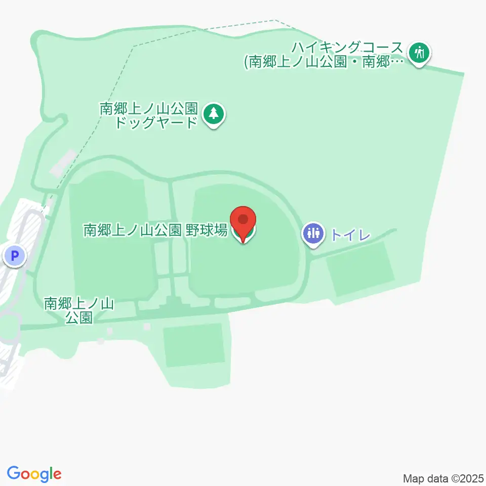 南郷上ノ山公園野球場周辺のホテル一覧地図