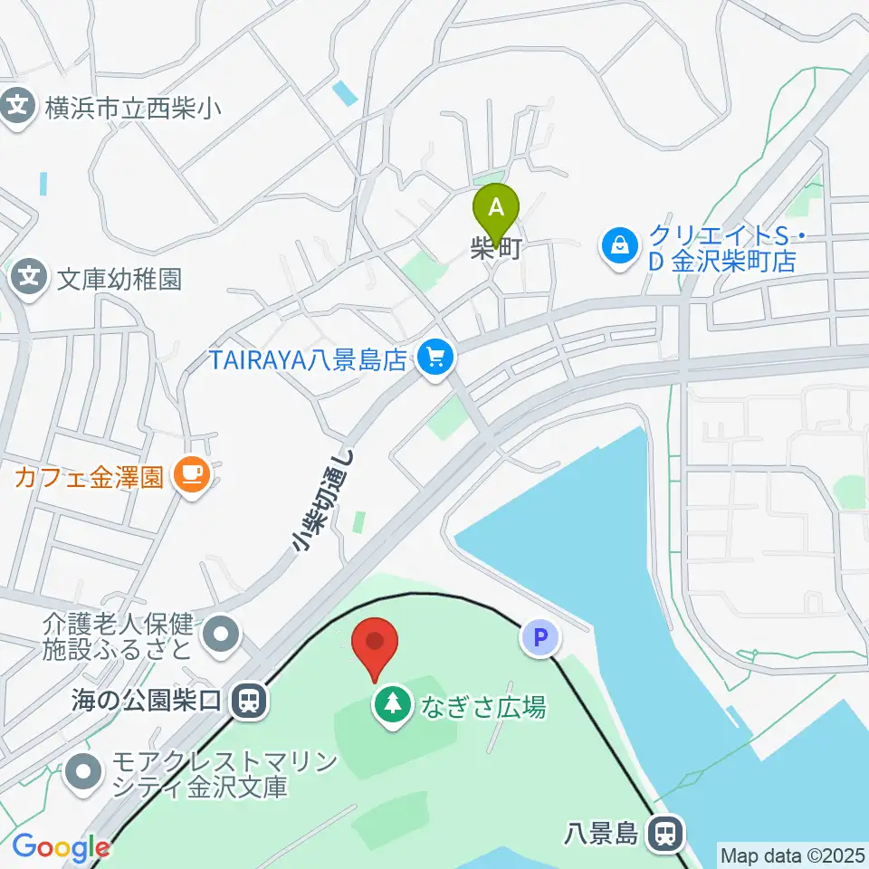 海の公園なぎさ広場多目的グラウンド周辺のホテル一覧地図