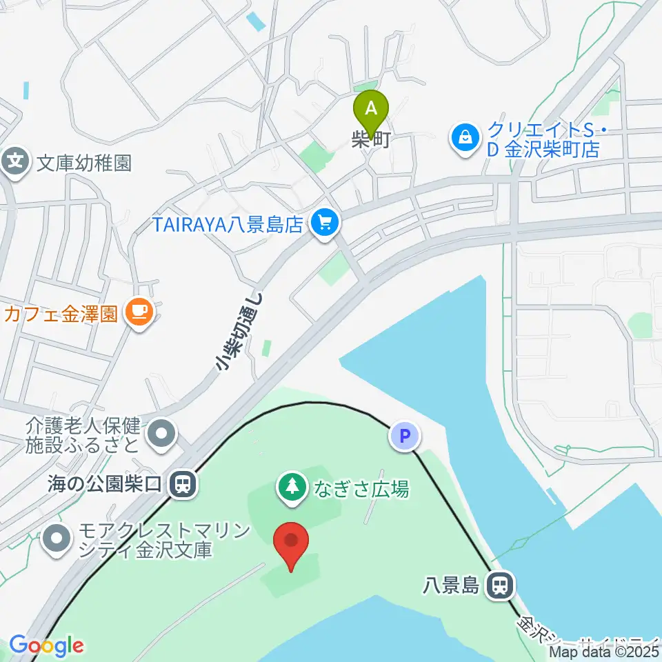 海の公園ビーチバレー場周辺のホテル一覧地図