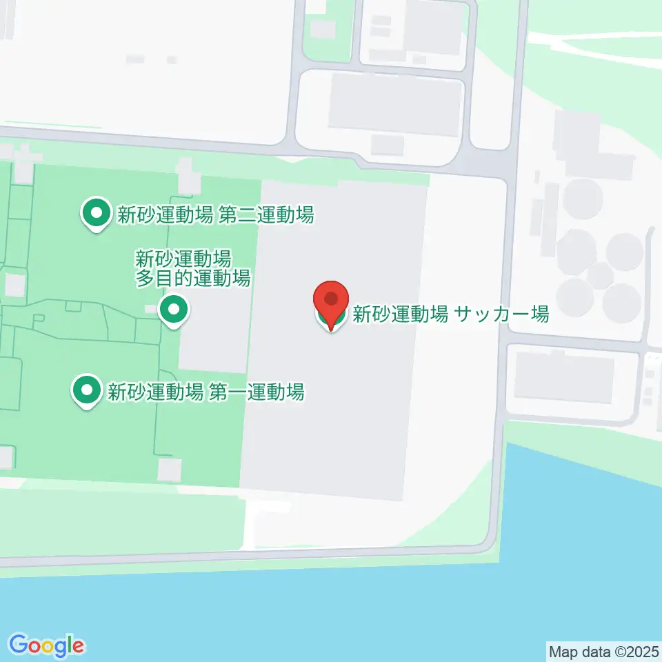 新砂運動場サッカー場周辺のホテル一覧地図