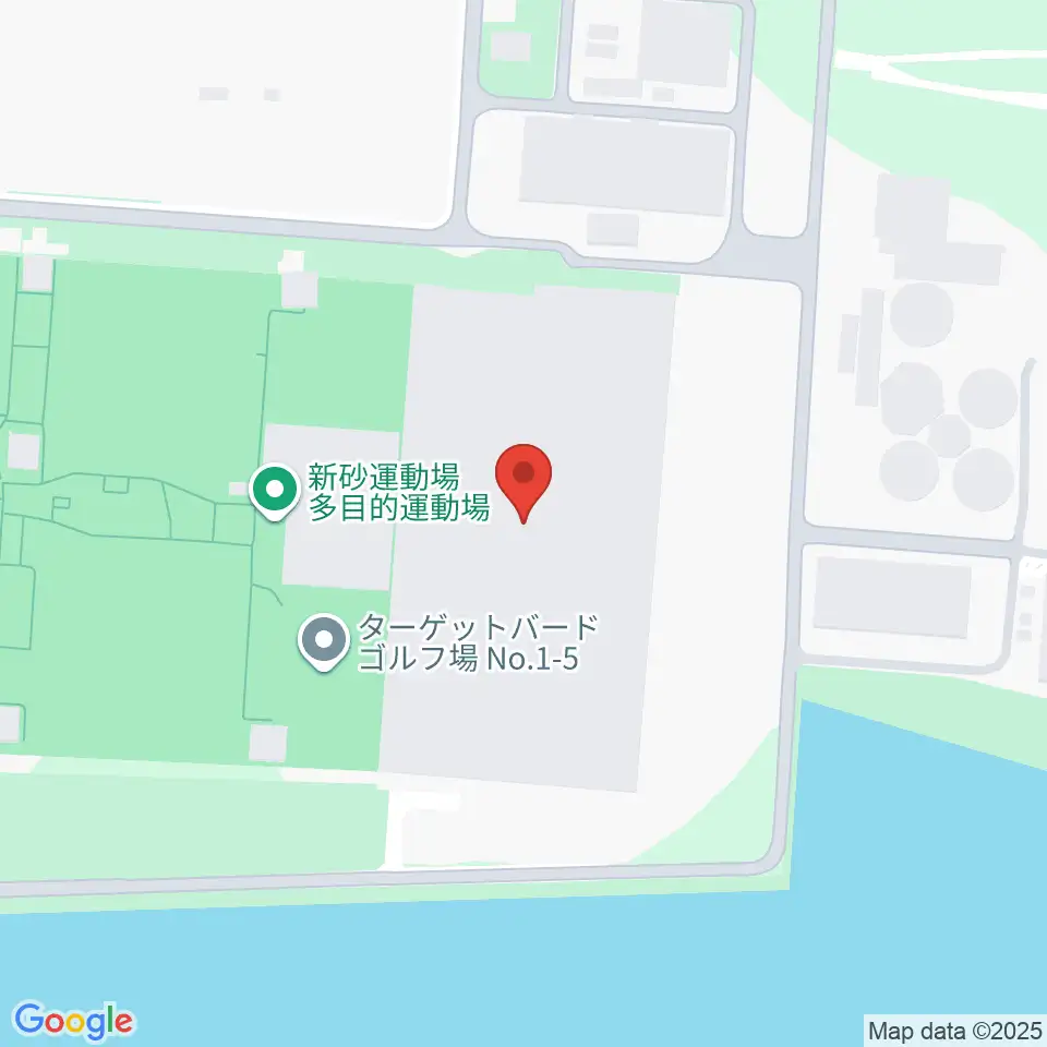 新砂運動場サッカー場周辺のホテル一覧地図