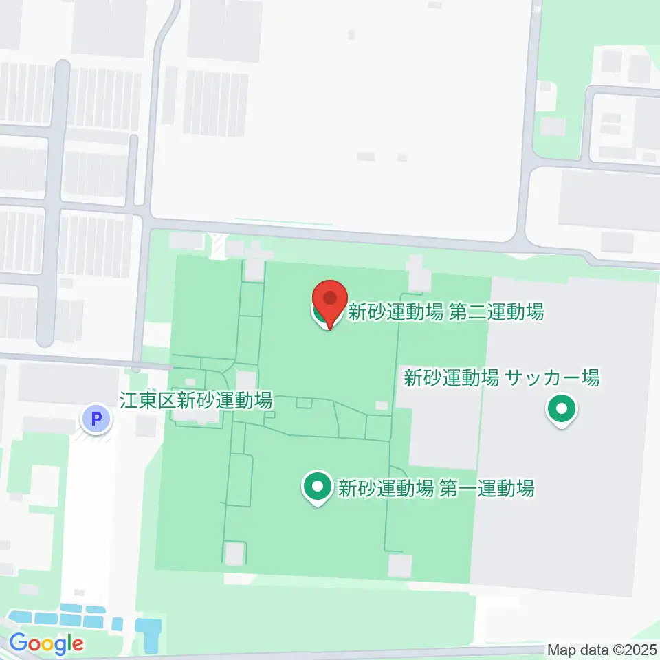 新砂運動場第一・第二運動場周辺のホテル一覧地図