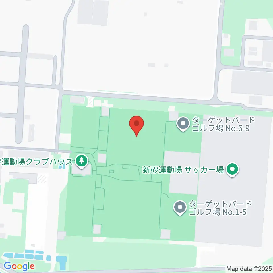 新砂運動場第一・第二運動場周辺のホテル一覧地図