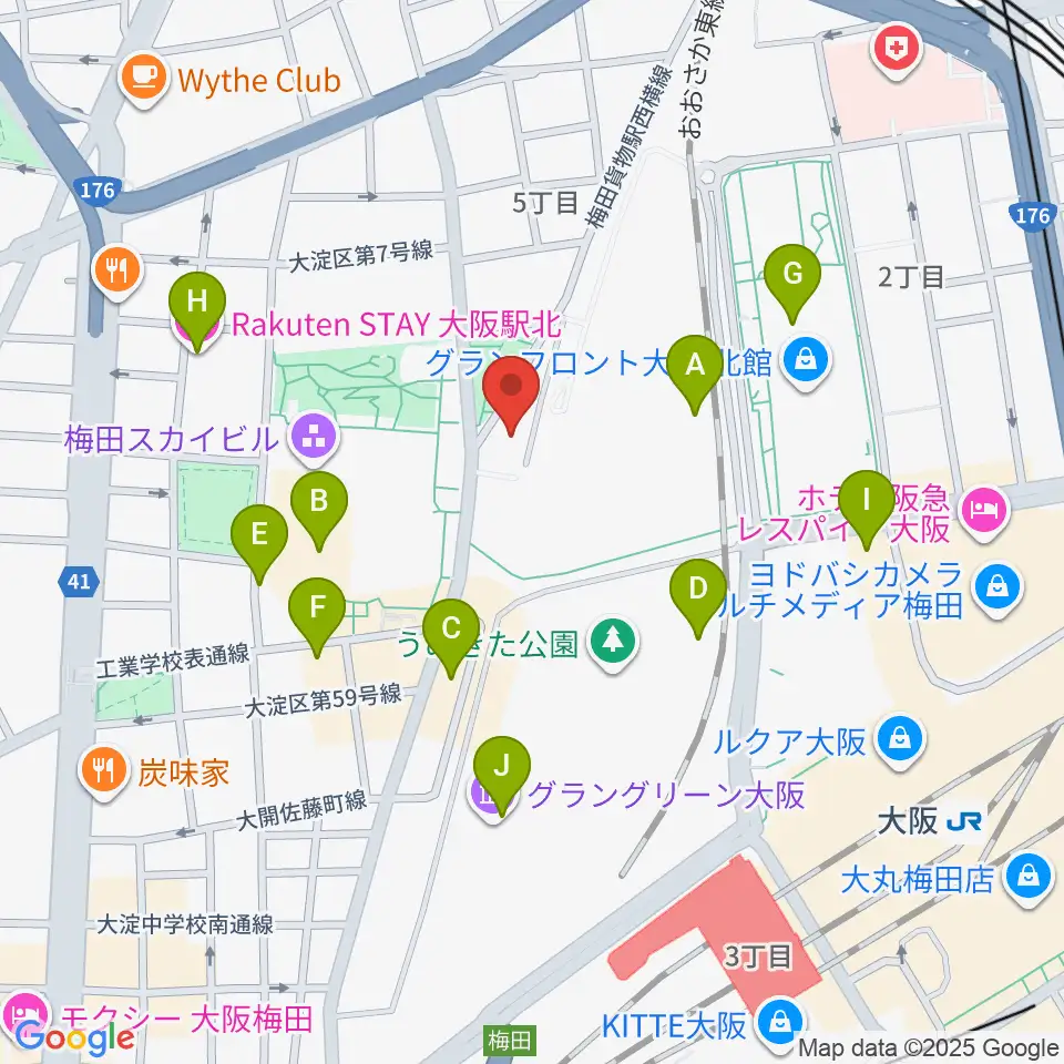 7th Note周辺のホテル一覧地図