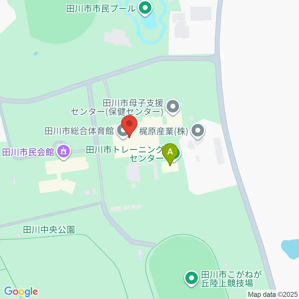 田川市総合体育館周辺のホテル一覧地図