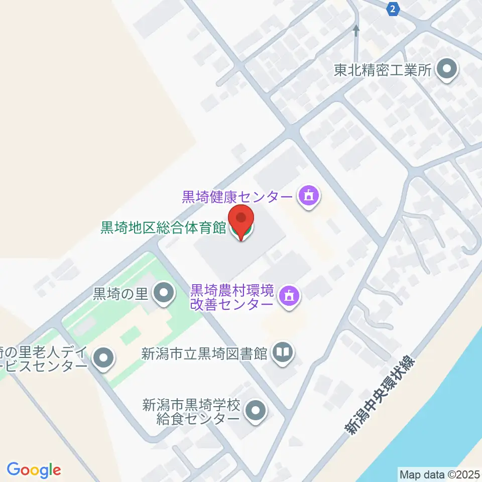 黒埼地区総合体育館周辺のホテル一覧地図