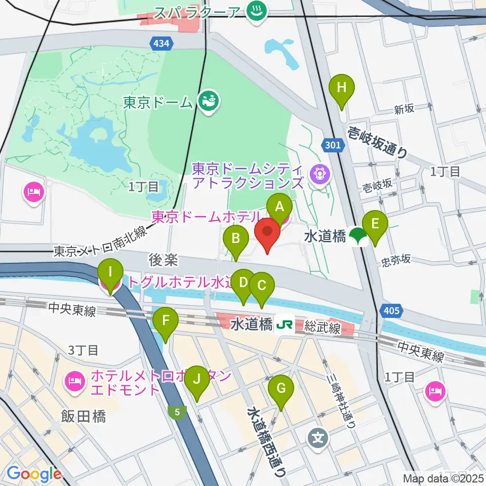 IMM THEATER周辺のホテル一覧地図