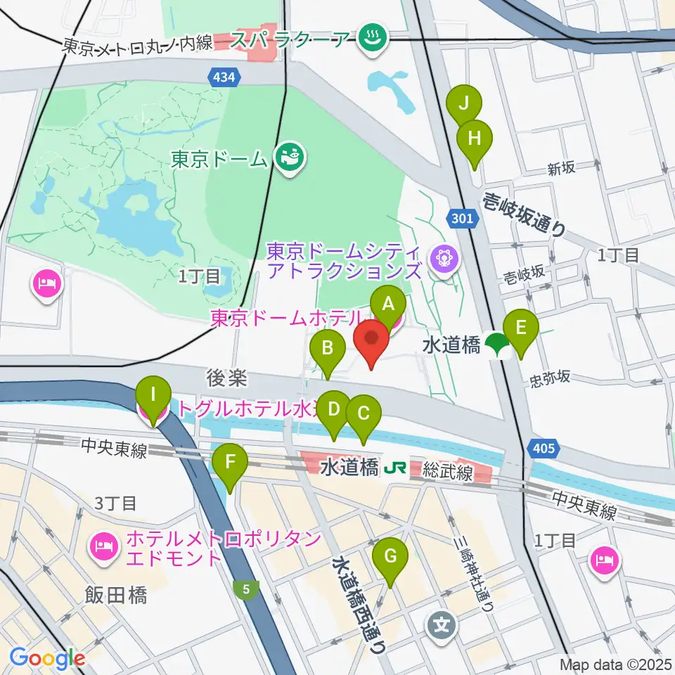 IMM THEATER周辺のホテル一覧地図