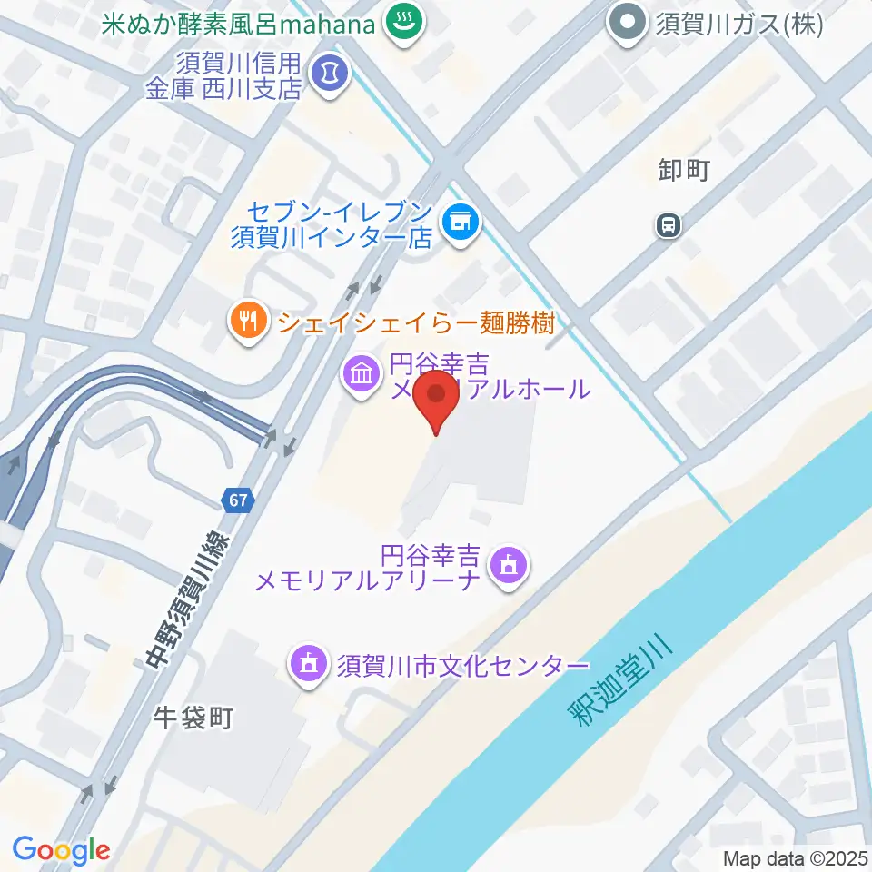 円谷幸吉メモリアルアリーナ周辺のホテル一覧地図