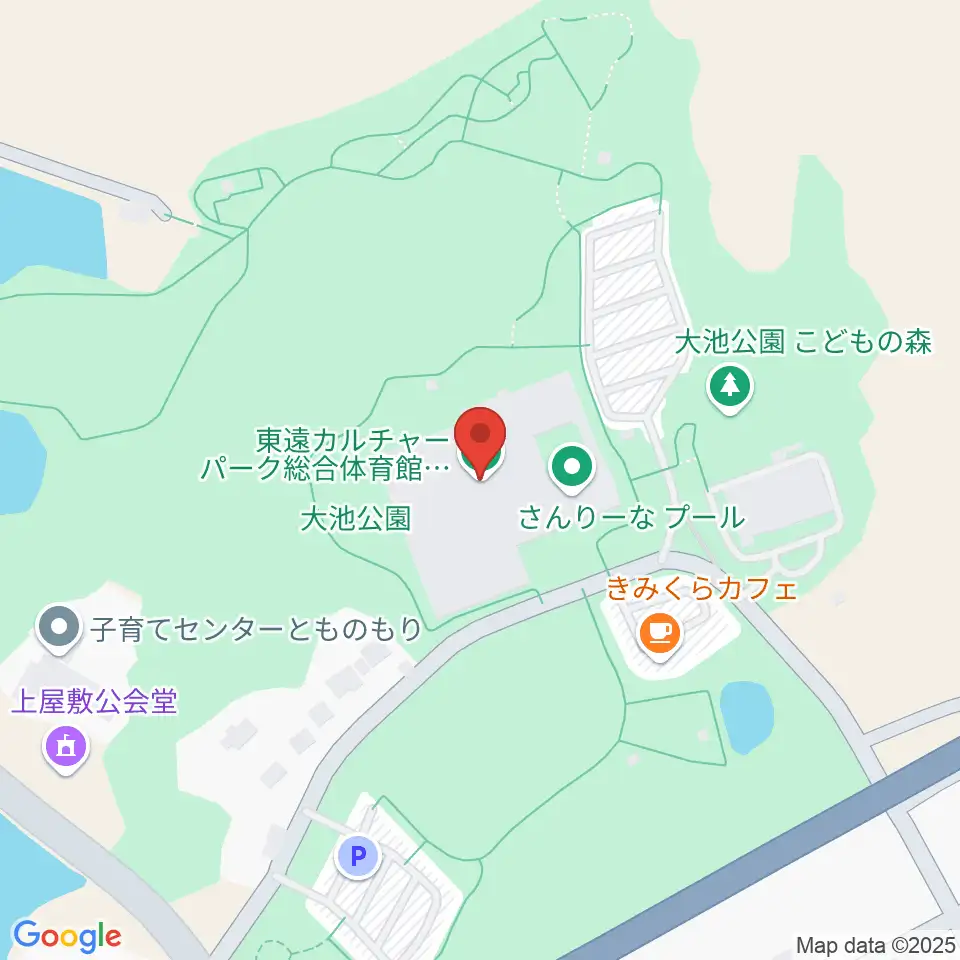 東遠カルチャーパーク総合体育館さんりーな周辺のホテル一覧地図