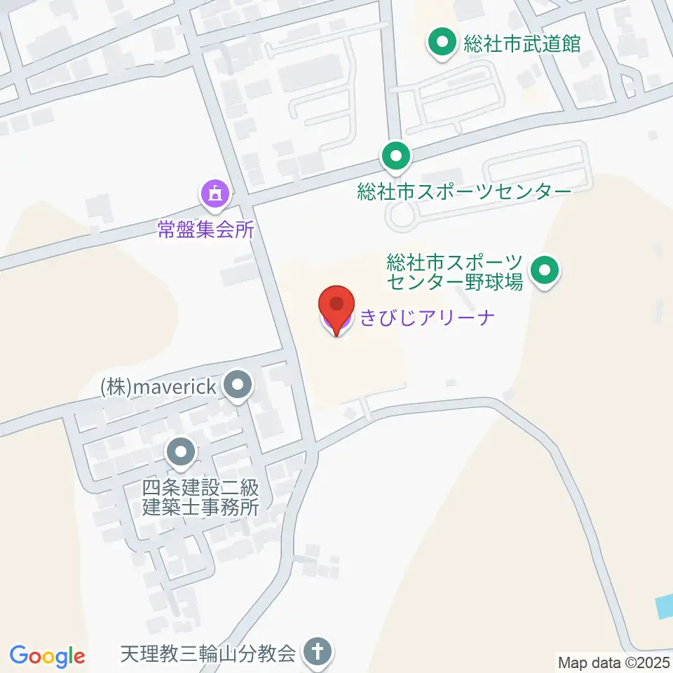 きびじアリーナ周辺のホテル一覧地図