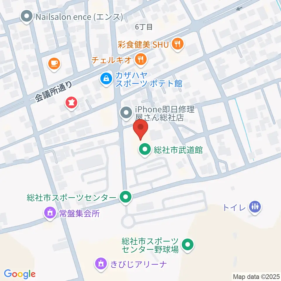 総社市武道館周辺のホテル一覧地図