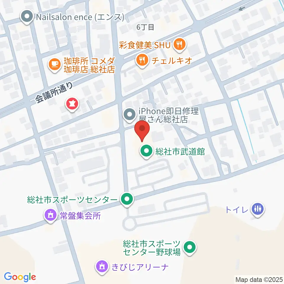 総社市武道館周辺のホテル一覧地図