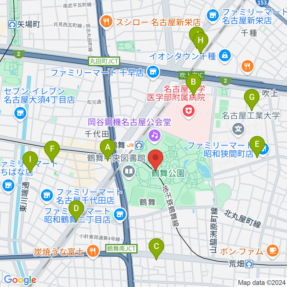 普選記念壇周辺のホテル一覧地図