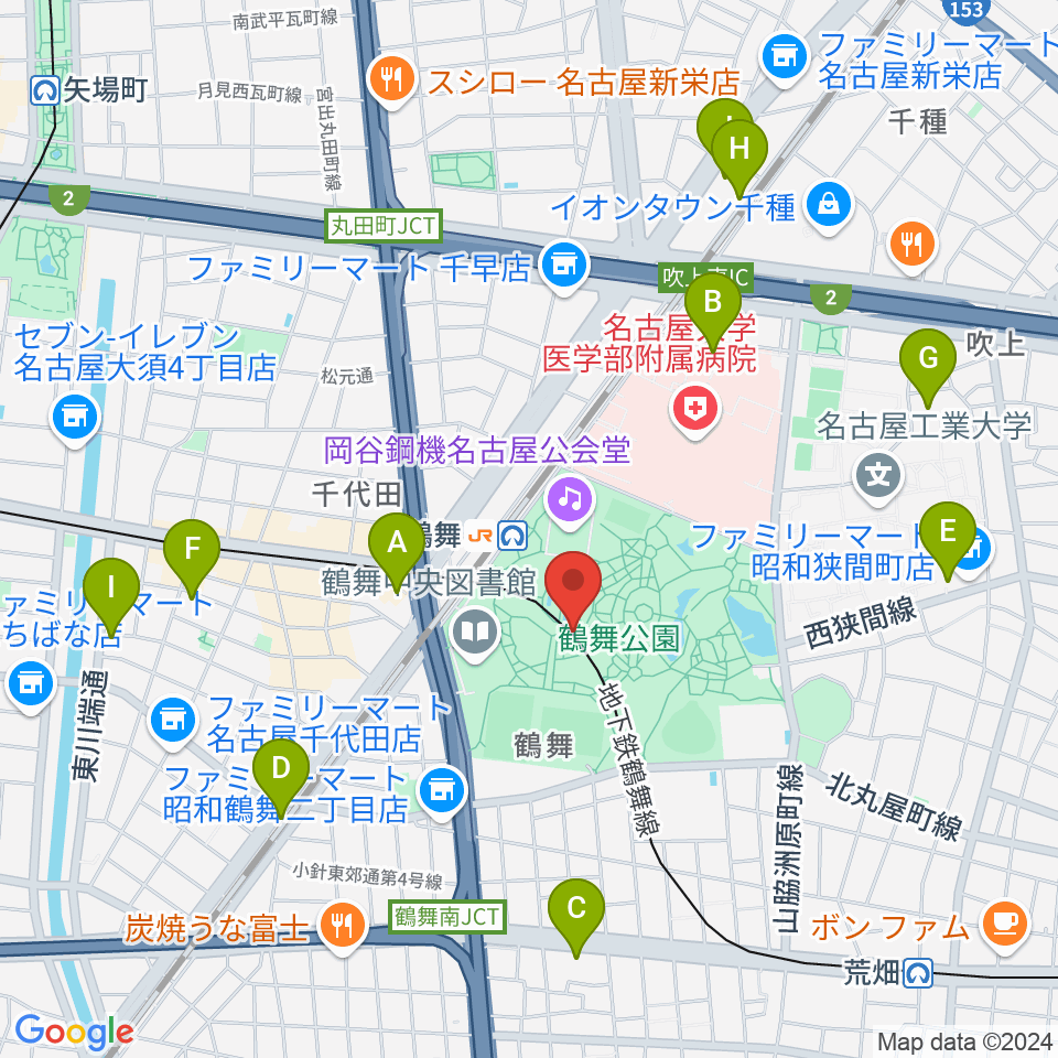 普選記念壇周辺のホテル一覧地図