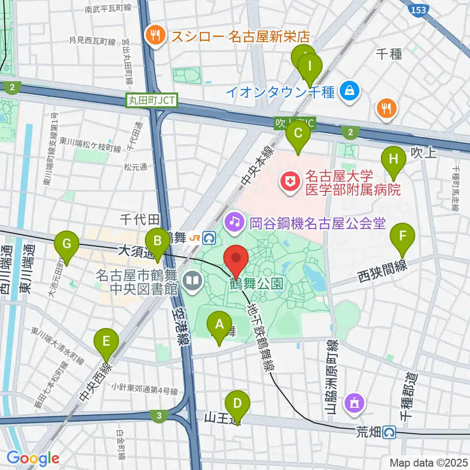 普選記念壇周辺のホテル一覧地図