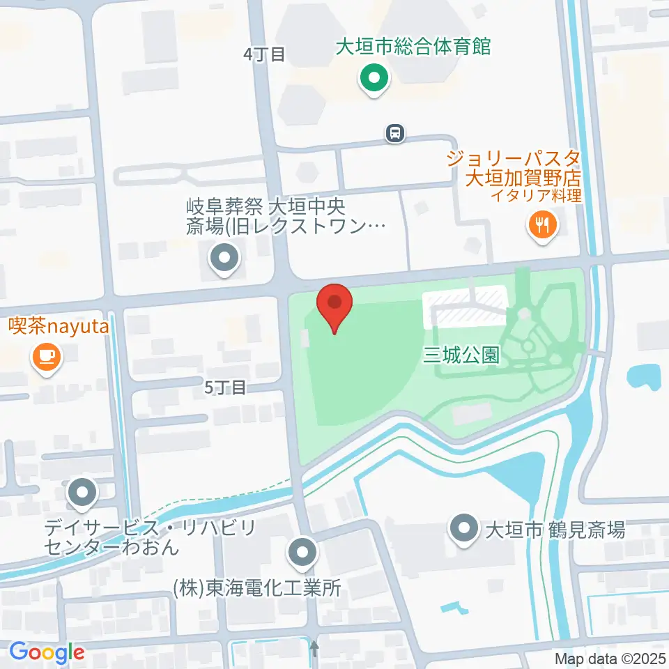 三城公園ソフトボール場周辺のホテル一覧地図