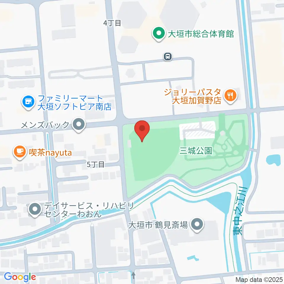 三城公園ソフトボール場周辺のホテル一覧地図
