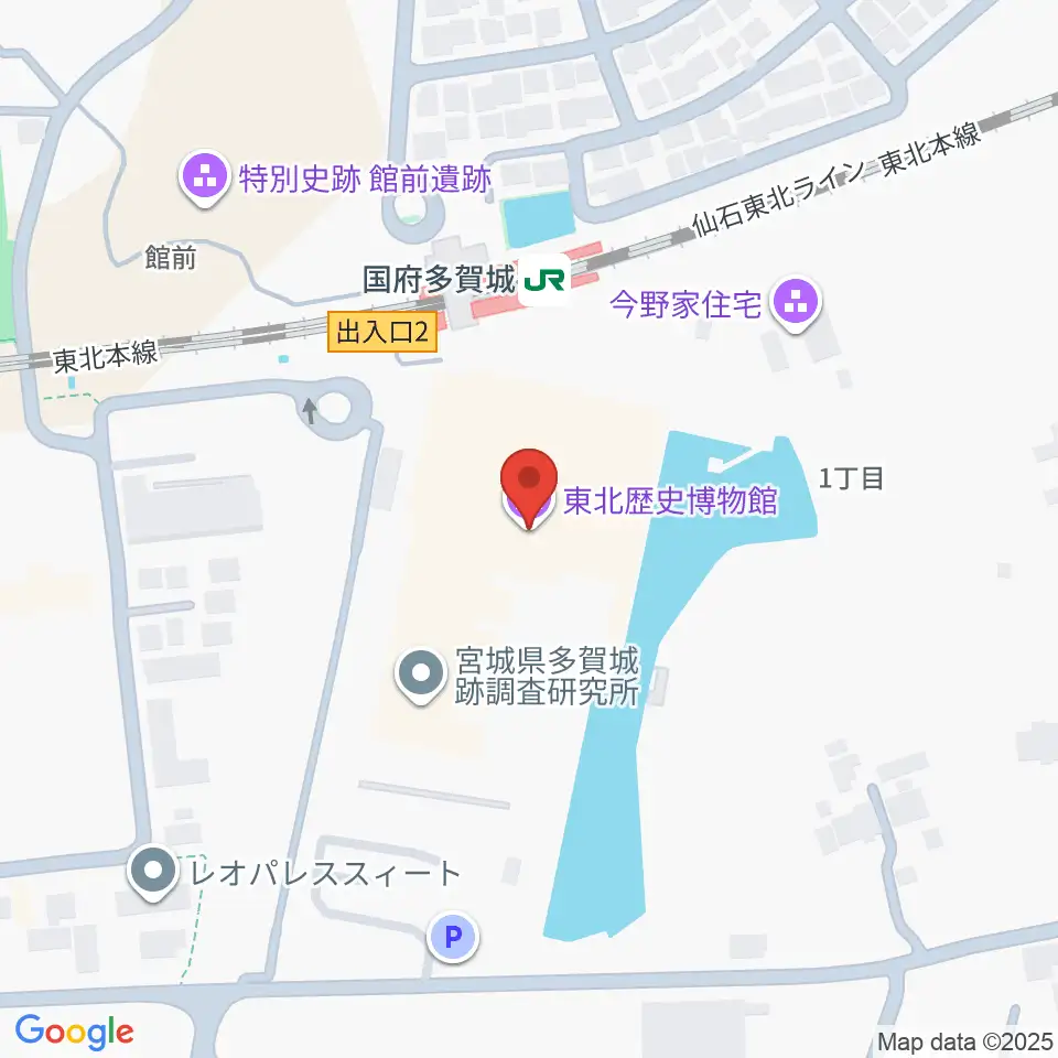 東北歴史博物館周辺のホテル一覧地図