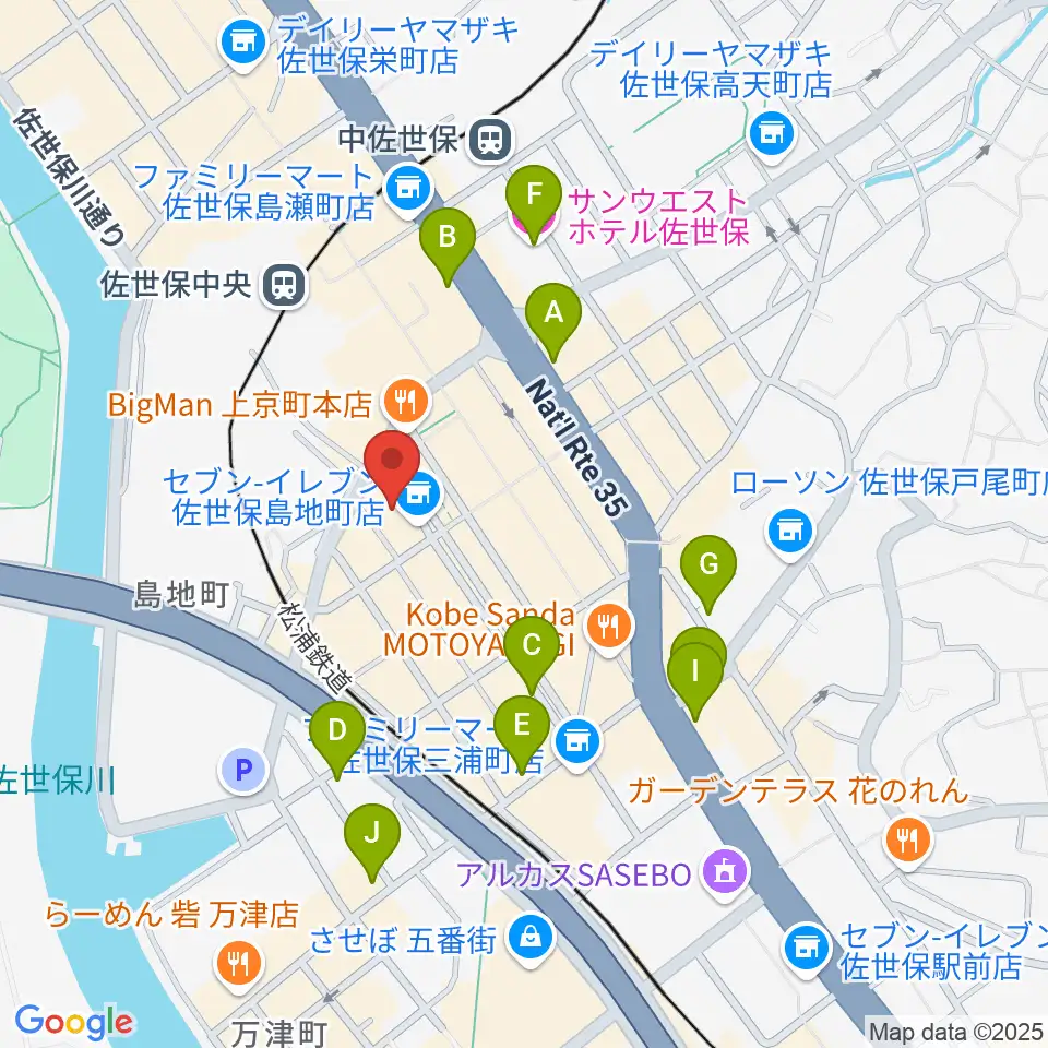 シネマボックス太陽周辺のホテル一覧地図