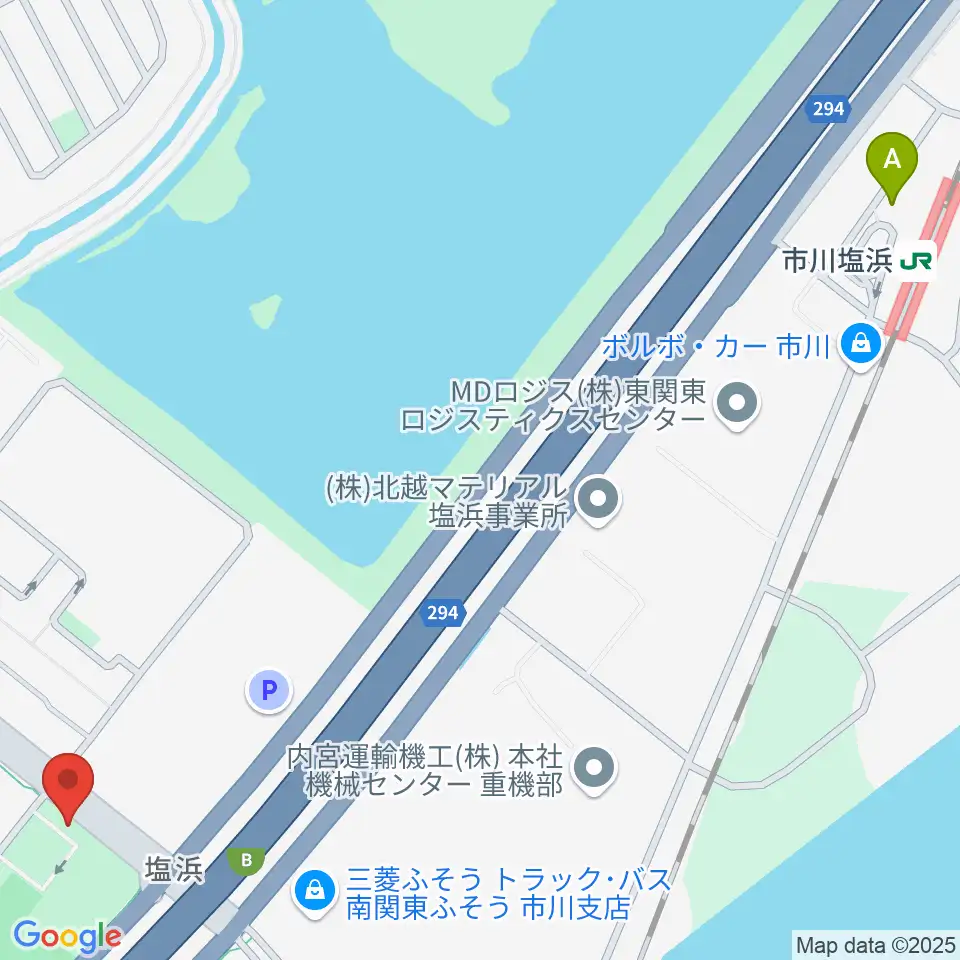 市川市塩浜市民体育館周辺のホテル一覧地図