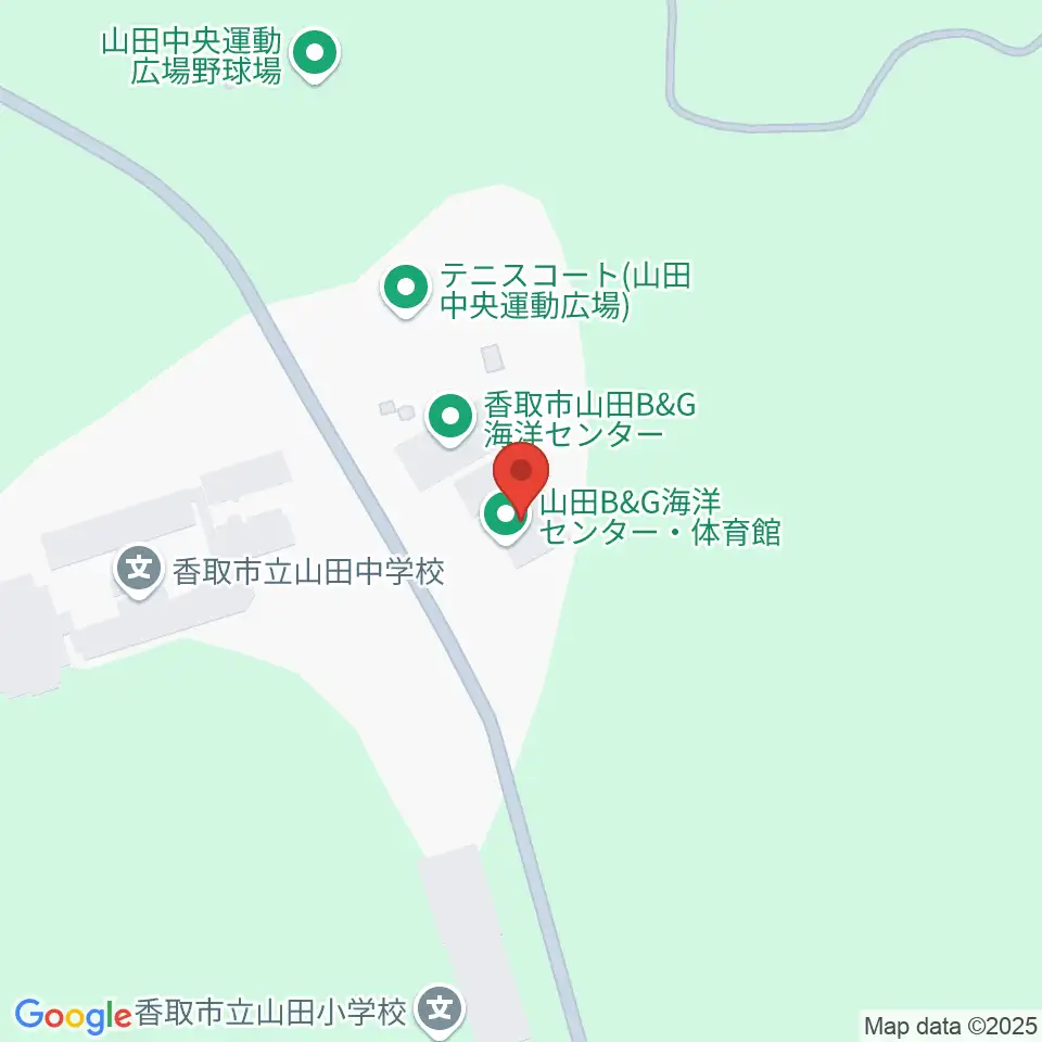 香取市山田B&G海洋センター周辺のホテル一覧地図