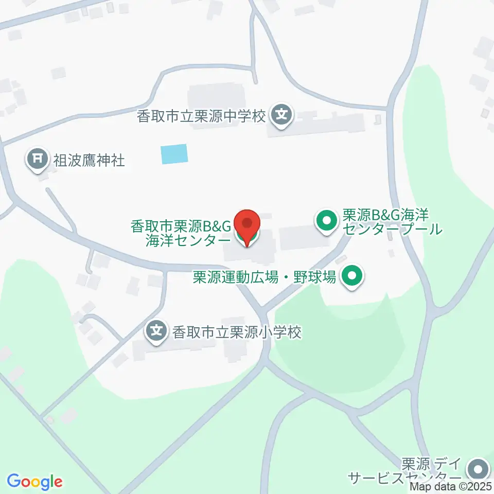 香取市栗源B&G海洋センター周辺のホテル一覧地図