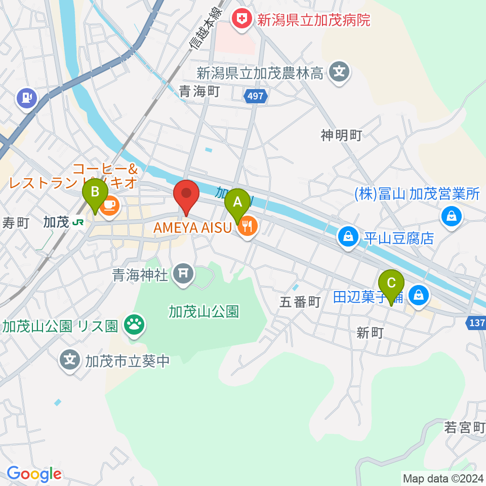 スタジオアッシュ周辺のホテル一覧地図