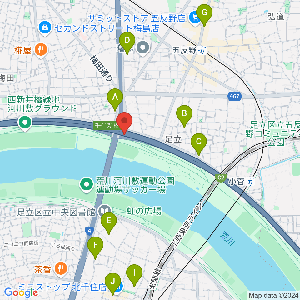 高砂野球場周辺のホテル一覧地図