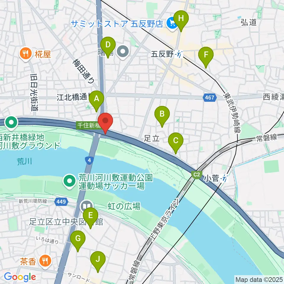 高砂野球場周辺のホテル一覧地図