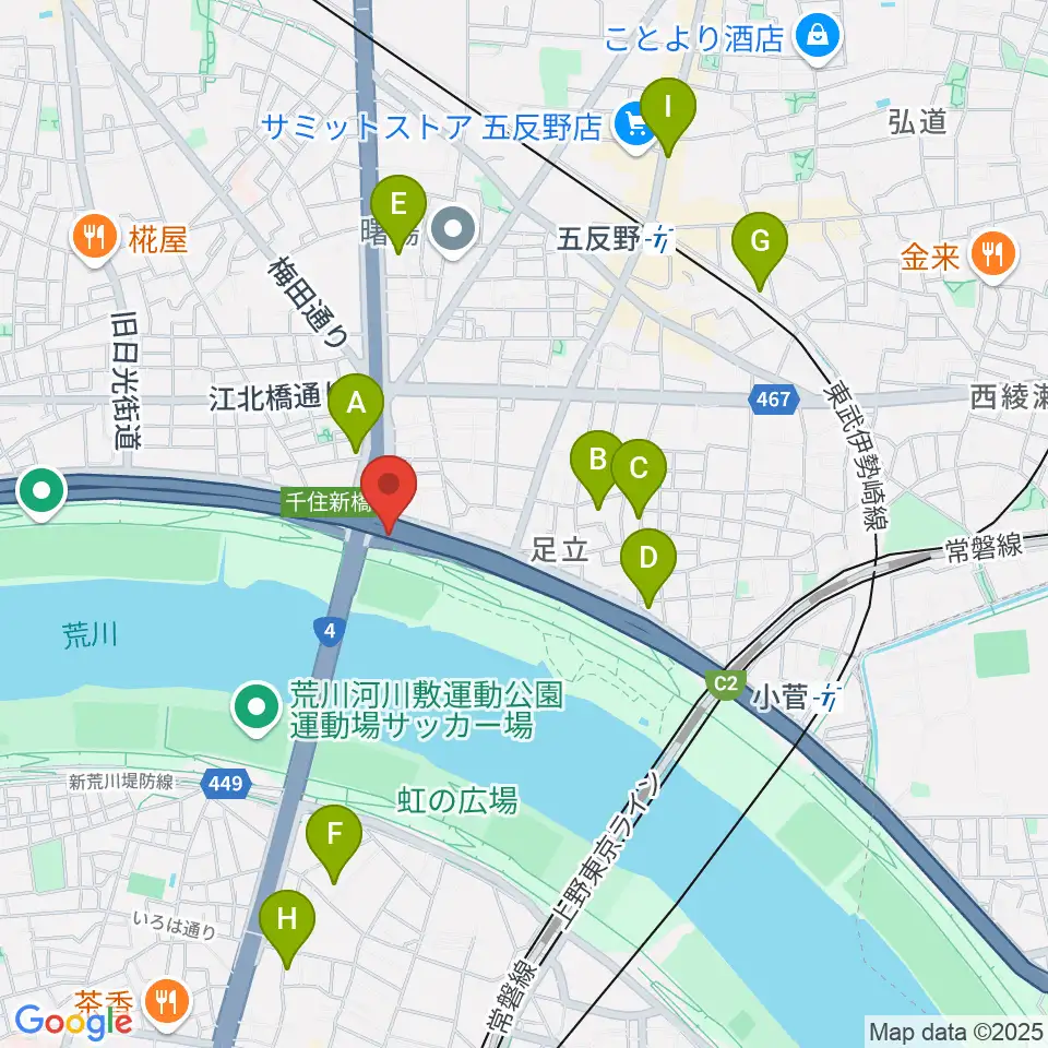高砂野球場周辺のホテル一覧地図