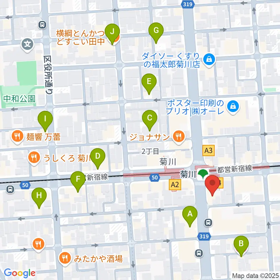 映画館ストレンジャー周辺のホテル一覧地図