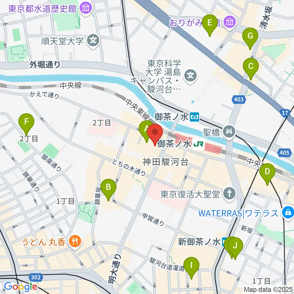 ESP GROOVE LOUNGE TOKYO周辺のホテル一覧地図