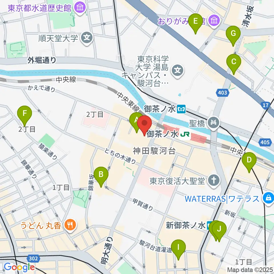 ESP GROOVE LOUNGE TOKYO周辺のホテル一覧地図