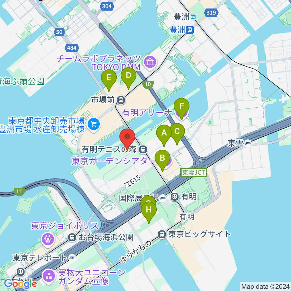 ライブドア アーバンスポーツパーク周辺のホテル一覧地図