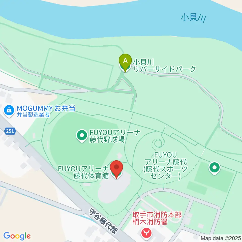 FUYOUアリーナ藤代周辺のホテル一覧地図