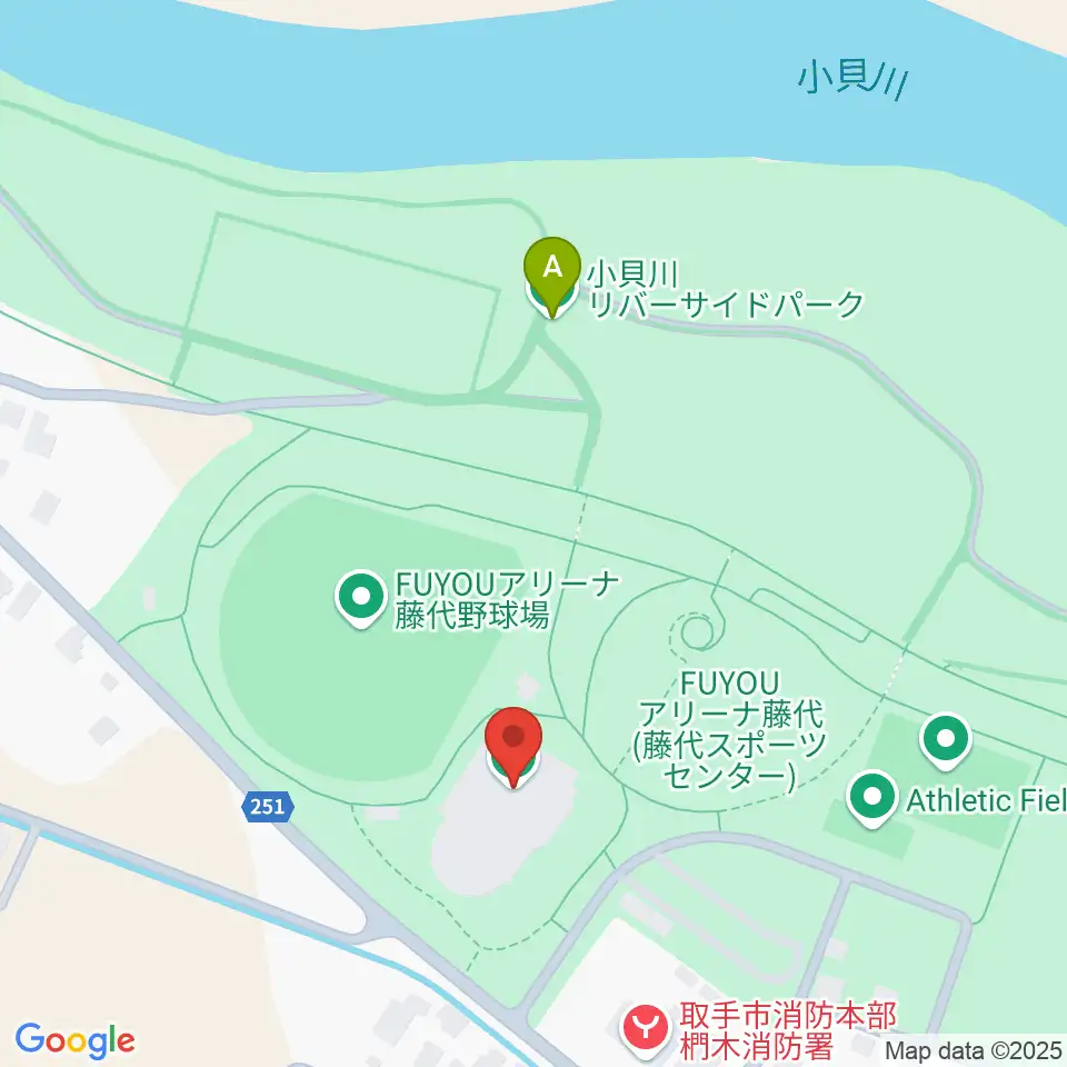 FUYOUアリーナ藤代周辺のホテル一覧地図