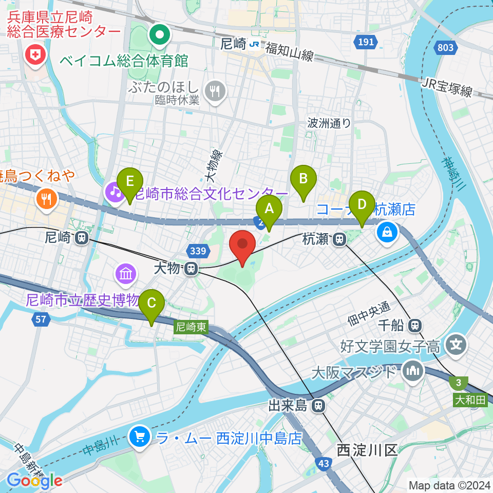 小田南公園野球場周辺のホテル一覧地図