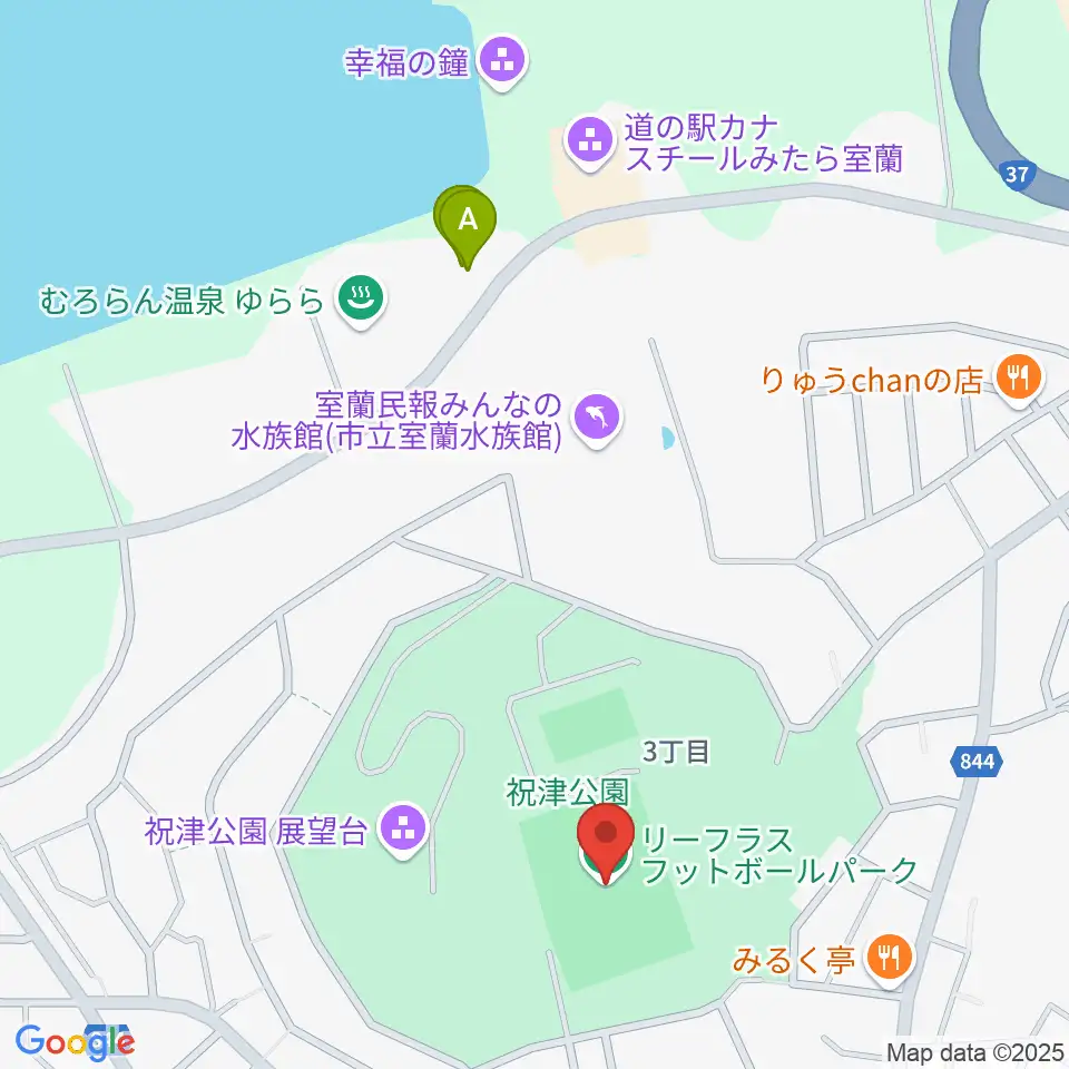 リーフラスフットボールパーク周辺のホテル一覧地図