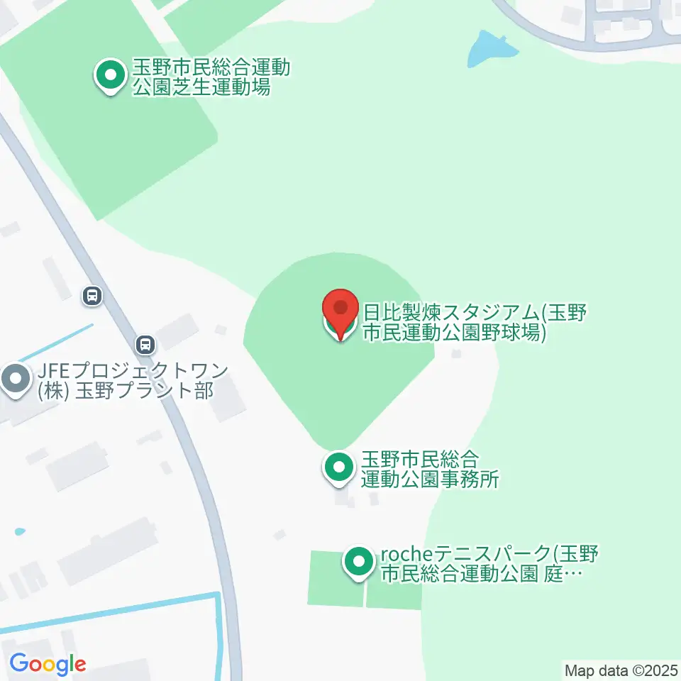 日比製煉スタジアム周辺のホテル一覧地図